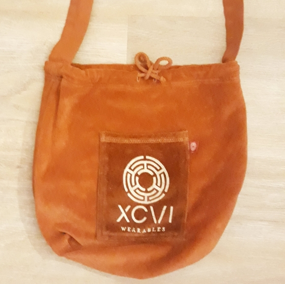 XCVI Wearables Golden Topaz Velvet Luxe Crossbody Bag - Picture 5 of 7